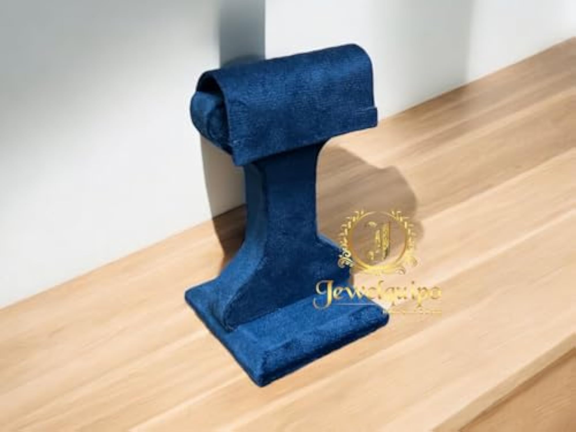 Earring Display Stand, Suede Earring Organizer, Blue